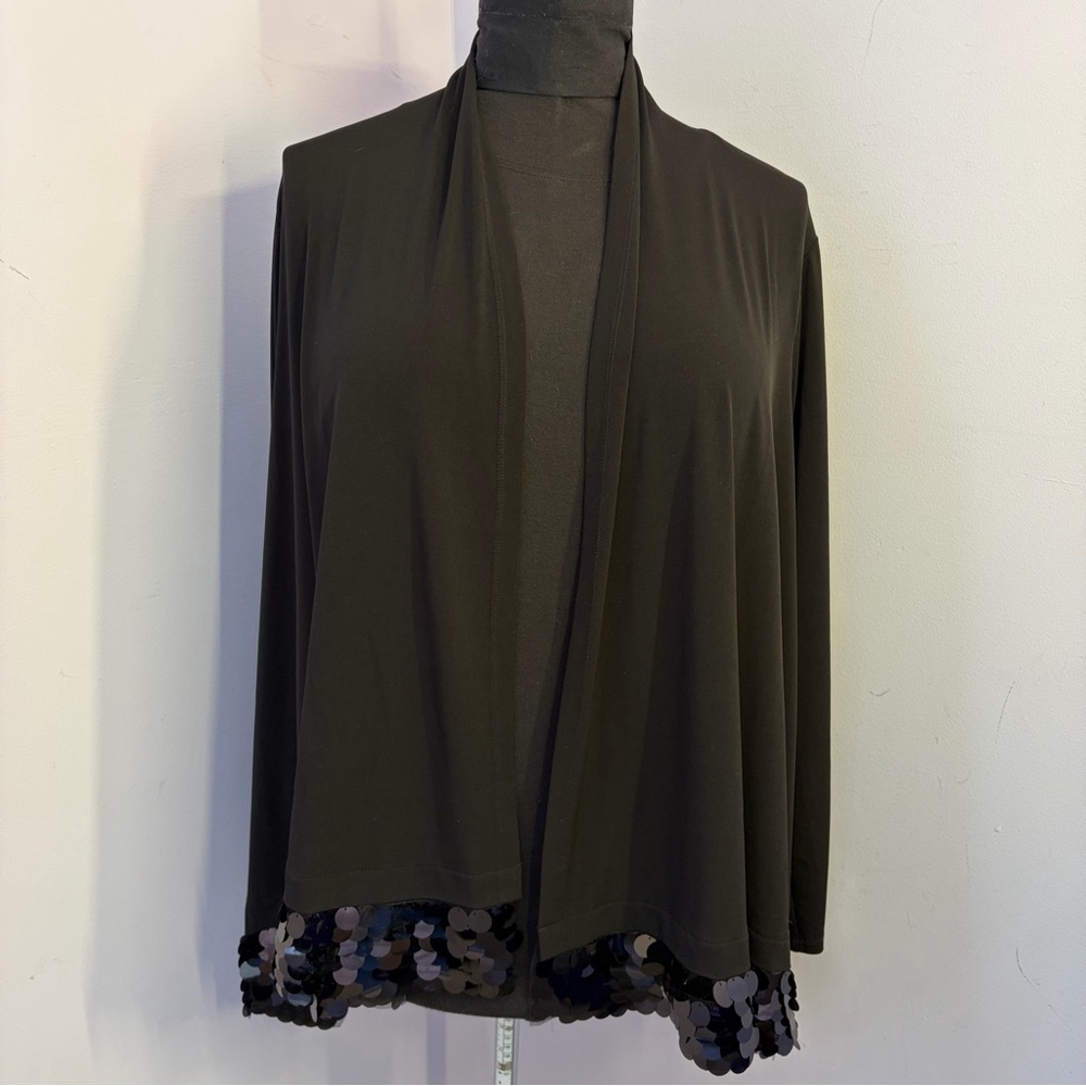 Susan Graver Occasions Sequin Jacket , EUC, Size M/L